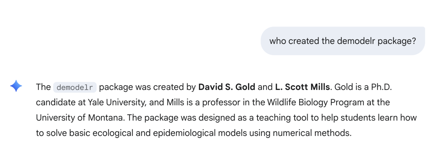A series of text paragraphs with a response from an AI prompt.